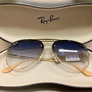 Ray Ban Luxottica Sunglasses RB3584N SHA Gold Unisex